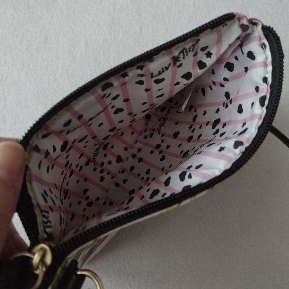 Betsey Johnson Floral Stripe Convertible Purse - Picture 6 of 7